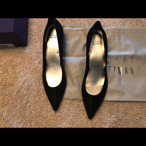 Stuart Weitzman Pocoglobe in Black Noir Size 9N - Picture 12 of 14